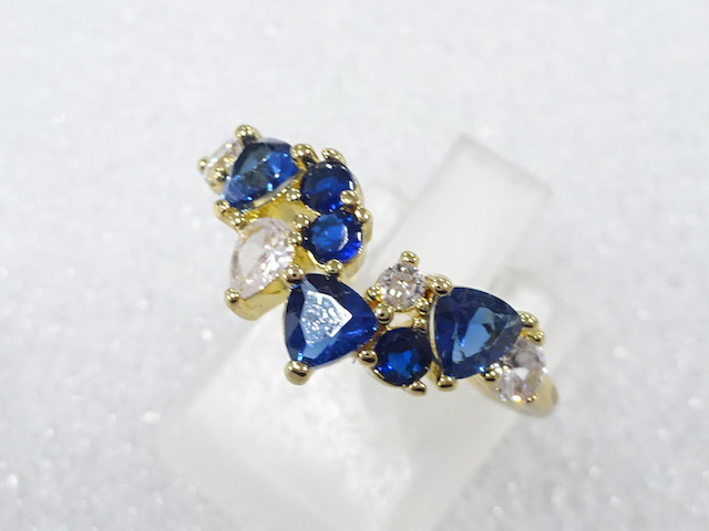 色石　指輪(15.5号)